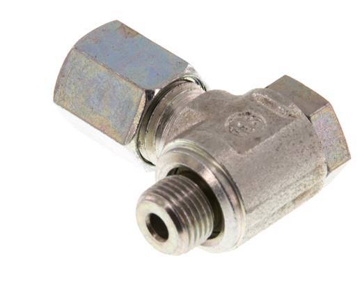 6L & G1/8'' Verzinkt Stalen Swivel Joint Snijringkoppeling Buitendraad 250bar Draaibaar ISO 8434-1