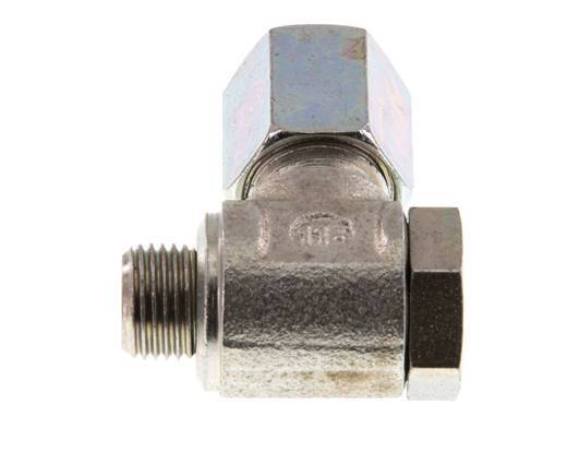 6L & G1/8'' Verzinkt Stalen Swivel Joint Snijringkoppeling Buitendraad 250bar Draaibaar ISO 8434-1