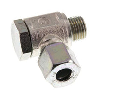 8L & G1/4'' Verzinkt Stalen Swivel Joint Snijringkoppeling Buitendraad 250bar Draaibaar ISO 8434-1