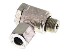 8L & G1/4'' Verzinkt Stalen Swivel Joint Snijringkoppeling Buitendraad 250bar Draaibaar ISO 8434-1