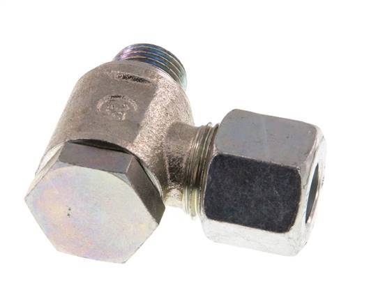 10L & G1/4'' Verzinkt Stalen Swivel Joint Snijringkoppeling Buitendraad 250bar Draaibaar ISO 8434-1