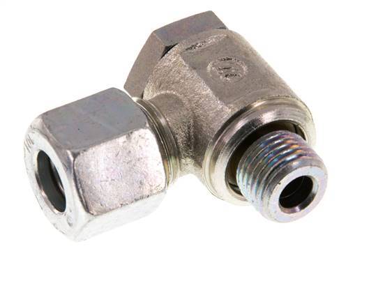 10L & G1/4'' Verzinkt Stalen Swivel Joint Snijringkoppeling Buitendraad 250bar Draaibaar ISO 8434-1