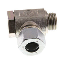 15L & G1/2'' Verzinkt Stalen Swivel Joint Snijringkoppeling Buitendraad 250bar Draaibaar ISO 8434-1