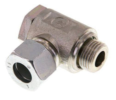 15L & G1/2'' Verzinkt Stalen Swivel Joint Snijringkoppeling Buitendraad 250bar Draaibaar ISO 8434-1