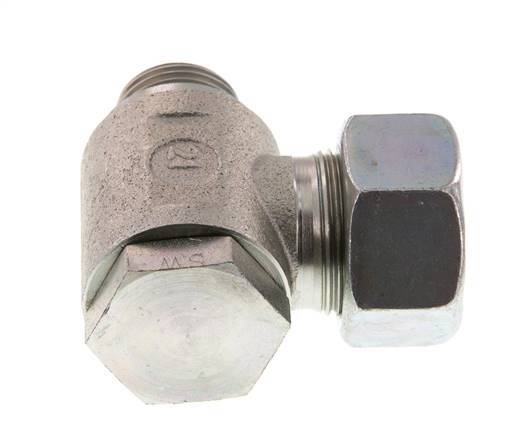 18L & G1/2'' Verzinkt Stalen Swivel Joint Snijringkoppeling Buitendraad 160bar Draaibaar ISO 8434-1