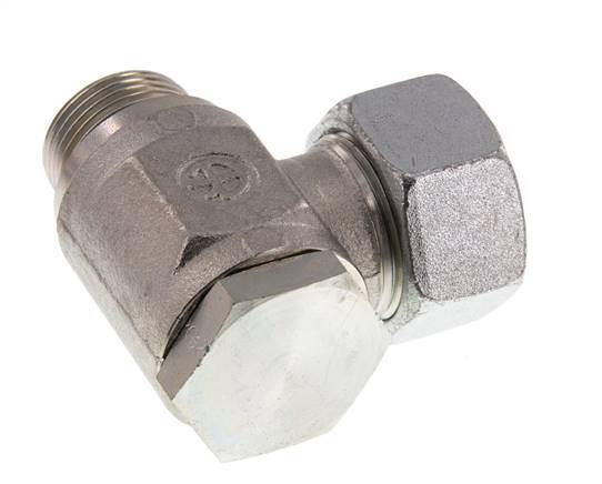 22L & G3/4'' Verzinkt Stalen Swivel Joint Snijringkoppeling Buitendraad 160bar Draaibaar ISO 8434-1