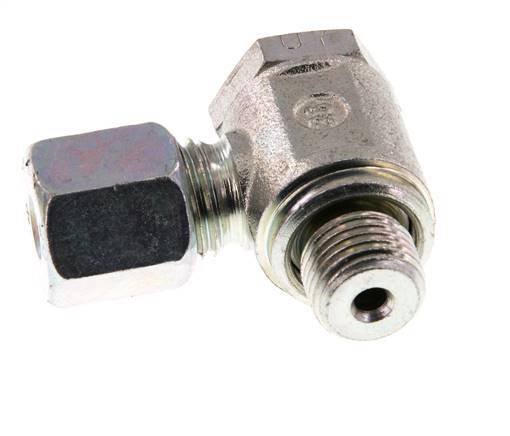 6S & G1/4'' Verzinkt Stalen Swivel Joint Snijringkoppeling Buitendraad 250bar Draaibaar ISO 8434-1