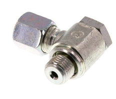 6S & G1/4'' Verzinkt Stalen Swivel Joint Snijringkoppeling Buitendraad 250bar Draaibaar ISO 8434-1