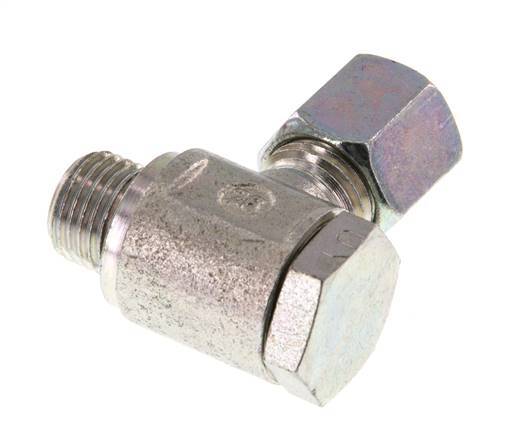 6S & G1/4'' Verzinkt Stalen Swivel Joint Snijringkoppeling Buitendraad 250bar Draaibaar ISO 8434-1