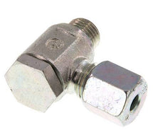 6S & G1/4'' Verzinkt Stalen Swivel Joint Snijringkoppeling Buitendraad 250bar Draaibaar ISO 8434-1