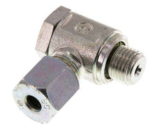 6S & G1/4'' Verzinkt Stalen Swivel Joint Snijringkoppeling Buitendraad 250bar Draaibaar ISO 8434-1