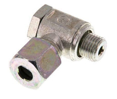 8S & G1/4'' Verzinkt Stalen Swivel Joint Snijringkoppeling Buitendraad 250bar Draaibaar ISO 8434-1