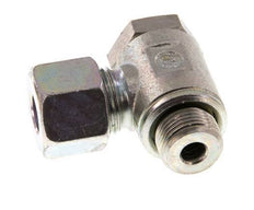 10S & G3/8'' Verzinkt Stalen Swivel Joint Snijringkoppeling Buitendraad 250bar Draaibaar ISO 8434-1
