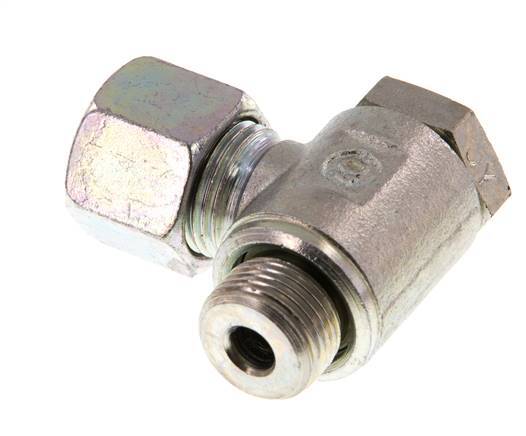 10S & G3/8'' Verzinkt Stalen Swivel Joint Snijringkoppeling Buitendraad 250bar Draaibaar ISO 8434-1