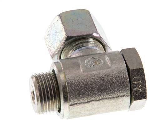 10S & G3/8'' Verzinkt Stalen Swivel Joint Snijringkoppeling Buitendraad 250bar Draaibaar ISO 8434-1