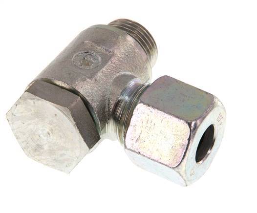 10S & G3/8'' Verzinkt Stalen Swivel Joint Snijringkoppeling Buitendraad 250bar Draaibaar ISO 8434-1