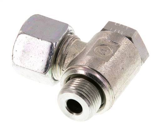 12S & G3/8'' Verzinkt Stalen Swivel Joint Snijringkoppeling Buitendraad 250bar Draaibaar ISO 8434-1