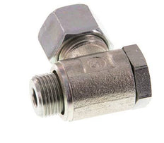 12S & G3/8'' Verzinkt Stalen Swivel Joint Snijringkoppeling Buitendraad 250bar Draaibaar ISO 8434-1