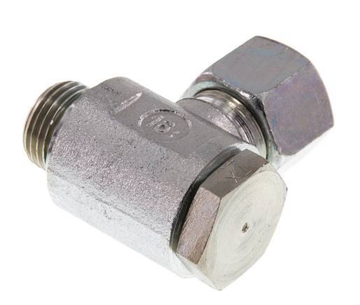 14S & G1/2'' Verzinkt Stalen Swivel Joint Snijringkoppeling Buitendraad 250bar Draaibaar ISO 8434-1