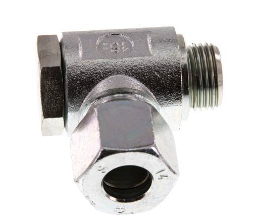 14S & G1/2'' Verzinkt Stalen Swivel Joint Snijringkoppeling Buitendraad 250bar Draaibaar ISO 8434-1