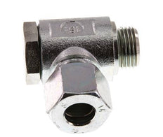 14S & G1/2'' Verzinkt Stalen Swivel Joint Snijringkoppeling Buitendraad 250bar Draaibaar ISO 8434-1