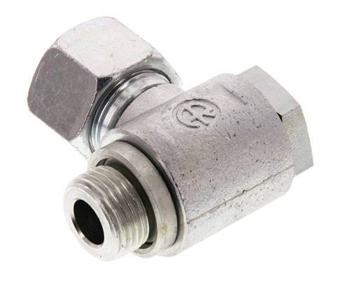 16S & G1/2'' Verzinkt Stalen Swivel Joint Snijringkoppeling Buitendraad 160bar Draaibaar ISO 8434-1