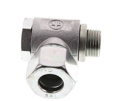 16S & G1/2'' Verzinkt Stalen Swivel Joint Snijringkoppeling Buitendraad 160bar Draaibaar ISO 8434-1