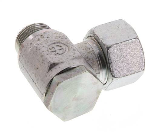 20S & G3/4'' Verzinkt Stalen Swivel Joint Snijringkoppeling Buitendraad 160bar Draaibaar ISO 8434-1