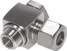 8S & M14x1.5 RVS Swivel Joint Knelfitting Buitendraad 400bar Draaibaar ISO 8434-1