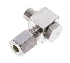 6L & M10x1 Stainless Steel Swivel Joint Compression Fitting with Male Threads 315 bar Rotatable ISO 8434-1