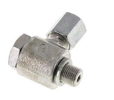 6L & G1/8'' Verzinkt Stalen Swivel Joint Snijringkoppeling Buitendraad 315bar Draaibaar ISO 8434-1