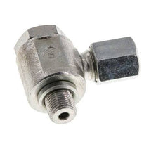 6L & G1/8'' Verzinkt Stalen Swivel Joint Snijringkoppeling Buitendraad 315bar Draaibaar ISO 8434-1