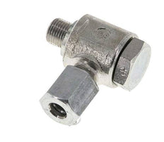 6L & G1/8'' Verzinkt Stalen Swivel Joint Snijringkoppeling Buitendraad 315bar Draaibaar ISO 8434-1