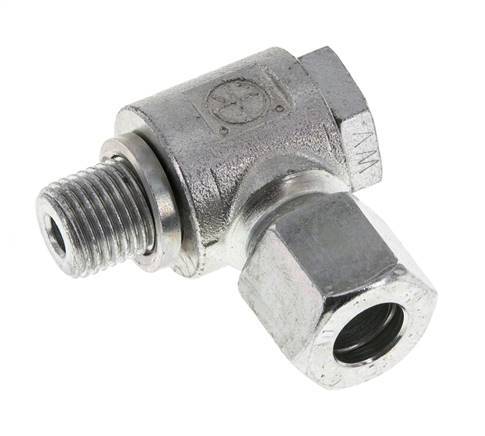 10L & G1/4'' Verzinkt Stalen Swivel Joint Snijringkoppeling Buitendraad 315bar Draaibaar ISO 8434-1