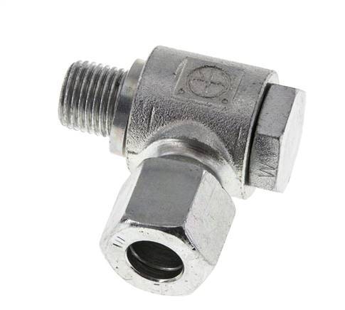 10L & G1/4'' Verzinkt Stalen Swivel Joint Snijringkoppeling Buitendraad 315bar Draaibaar ISO 8434-1