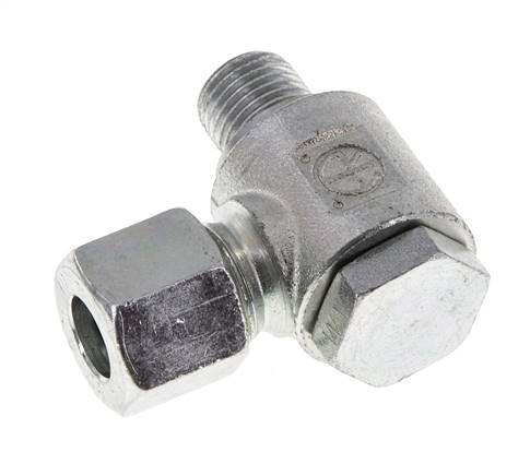 10L & G1/4'' Verzinkt Stalen Swivel Joint Snijringkoppeling Buitendraad 315bar Draaibaar ISO 8434-1