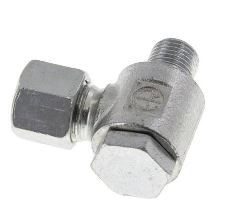 10L & G1/4'' Verzinkt Stalen Swivel Joint Snijringkoppeling Buitendraad 315bar Draaibaar ISO 8434-1