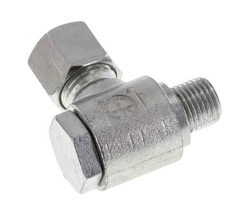 10L & G1/4'' Verzinkt Stalen Swivel Joint Snijringkoppeling Buitendraad 315bar Draaibaar ISO 8434-1