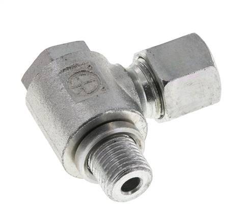 10L & G1/4'' Verzinkt Stalen Swivel Joint Snijringkoppeling Buitendraad 315bar Draaibaar ISO 8434-1