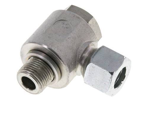 12L & G3/8'' Verzinkt Stalen Swivel Joint Snijringkoppeling Buitendraad 315bar Draaibaar ISO 8434-1