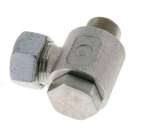 22L & G3/4'' Verzinkt Stalen Swivel Joint Snijringkoppeling Buitendraad 160bar Draaibaar ISO 8434-1