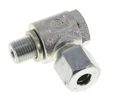 8S & G1/4'' Verzinkt Stalen Swivel Joint Snijringkoppeling Buitendraad 400bar Draaibaar ISO 8434-1