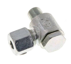 8S & G1/4'' Verzinkt Stalen Swivel Joint Snijringkoppeling Buitendraad 400bar Draaibaar ISO 8434-1