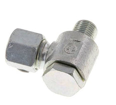 8S & G1/4'' Verzinkt Stalen Swivel Joint Snijringkoppeling Buitendraad 400bar Draaibaar ISO 8434-1
