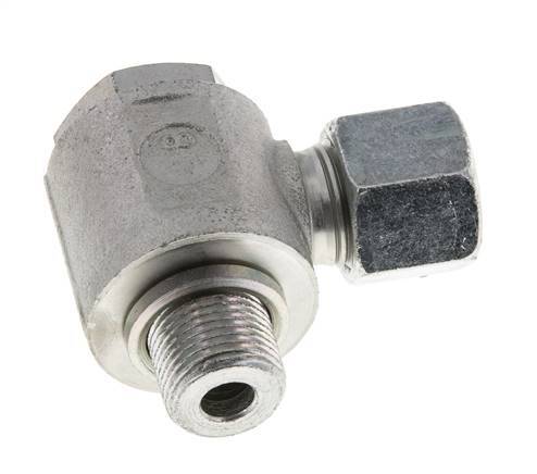 10S & G3/8'' Verzinkt Stalen Swivel Joint Snijringkoppeling Buitendraad 400bar Draaibaar ISO 8434-1