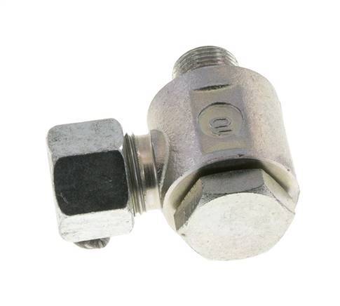 12S & G3/8'' Verzinkt Stalen Swivel Joint Snijringkoppeling Buitendraad 400bar Draaibaar ISO 8434-1