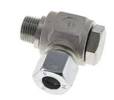 14S & G1/2'' Verzinkt Stalen Swivel Joint Snijringkoppeling Buitendraad 400bar Draaibaar ISO 8434-1