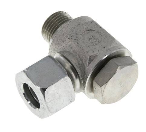16S & G1/2'' Verzinkt Stalen Swivel Joint Snijringkoppeling Buitendraad 400bar Draaibaar ISO 8434-1