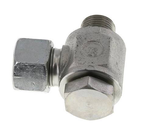 16S & G1/2'' Verzinkt Stalen Swivel Joint Snijringkoppeling Buitendraad 400bar Draaibaar ISO 8434-1