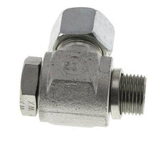 16S & G1/2'' Verzinkt Stalen Swivel Joint Snijringkoppeling Buitendraad 400bar Draaibaar ISO 8434-1